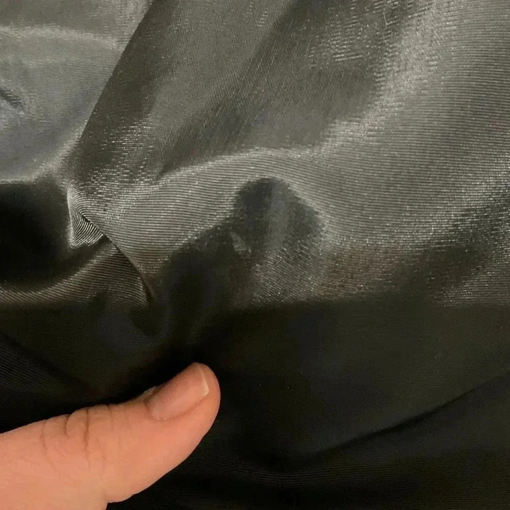Vintage Notorious black ruffle off shoulder ribbon puffy party cocktail prom dre - Picture 12 of 12
